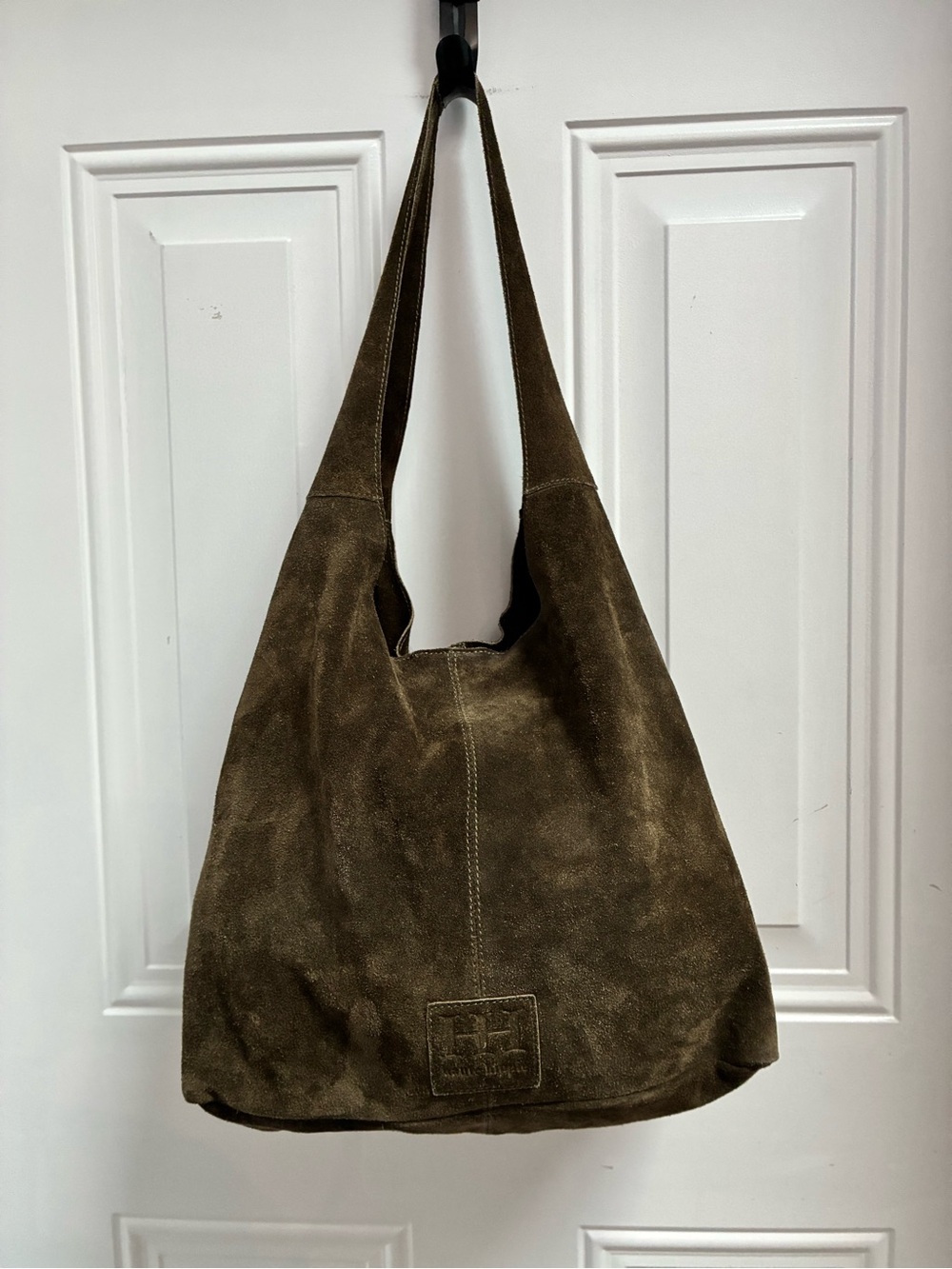 Haute Hippie suede Hobo bag
